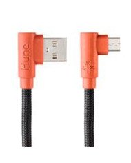 CABLE MICRO USB HUNE HIEDRA SUSTENTABLE TRENZADO CARGA RAPIDA Y DATOS 90Aª 12M CORTEZA